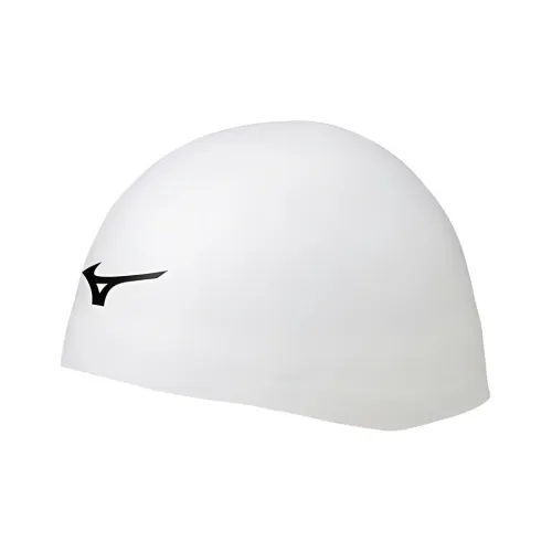 Mizuno Swimming Caps Silicone Swimming Pool Unisex White