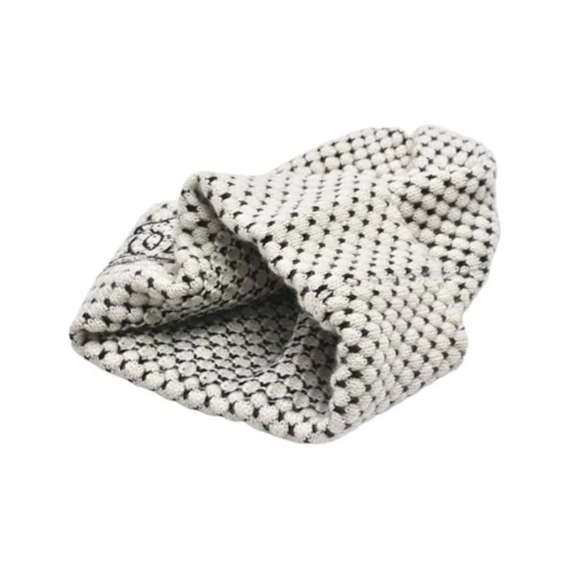 CHANEL Wool Beanies Women's White-0