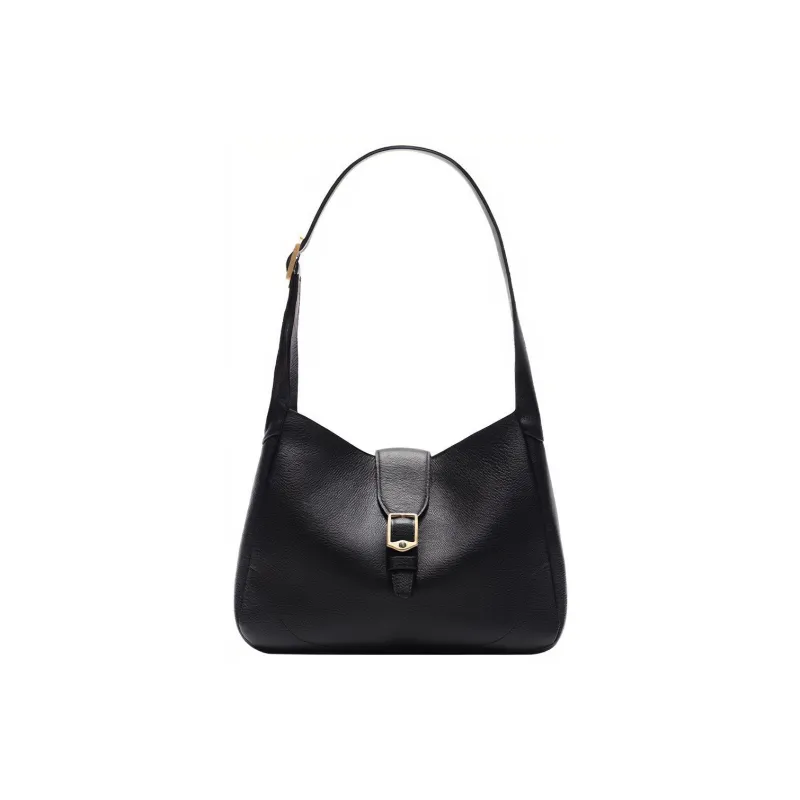 ROSA HERMOSO Top Grain Cow Leather Tote Bag Shopping Bag Shoulder Bag Women's Black/White-0