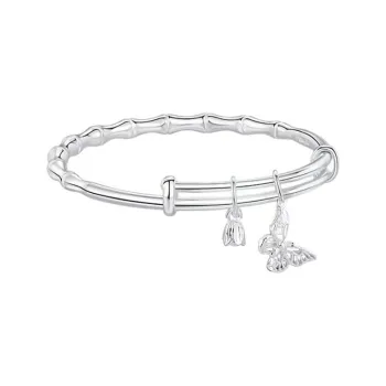 Brahmacharya 999 Fine Silver Bangles Women's