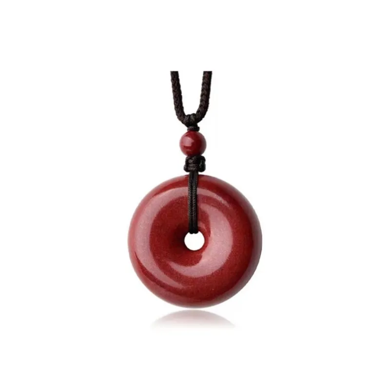 JUNWEN Cinnabar Necklaces Unisex-1