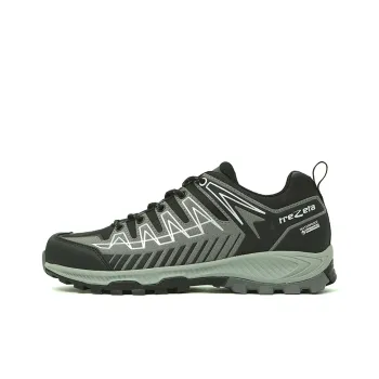 TREZETA Wear Resistant Slip Resistant Low Top Trekking Shoes Men's Black Green