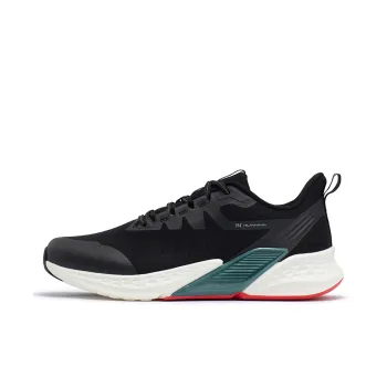 361° Volcano Rainproof Series Warm Slip Resistant Low Top Casual Running Shoes Men's Black Cyan