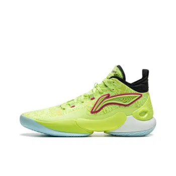 LINING YuShuai 18 Basketball Shoes Men Low Top Green Black