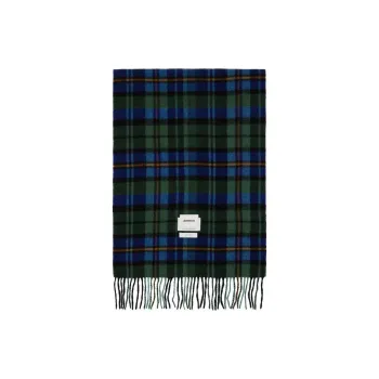 ADER ERROR Wool Knit Scarves Men's Turquoise