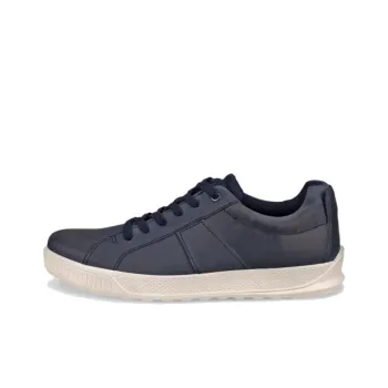 Ecco BYWAY Low Top Casual Shoes Men's Blue