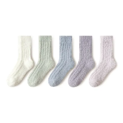 MIIOW Trend Party Series Mid Calf Socks Women's 5 Pack
