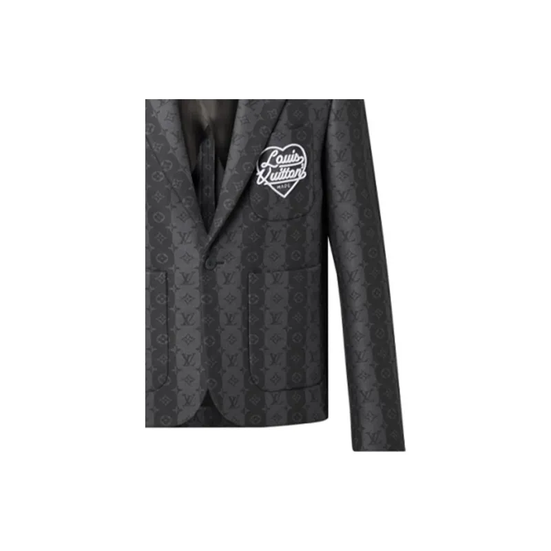 LOUIS VUITTON X Nigo Monogram Trunkstripes Pocket Jacket-2