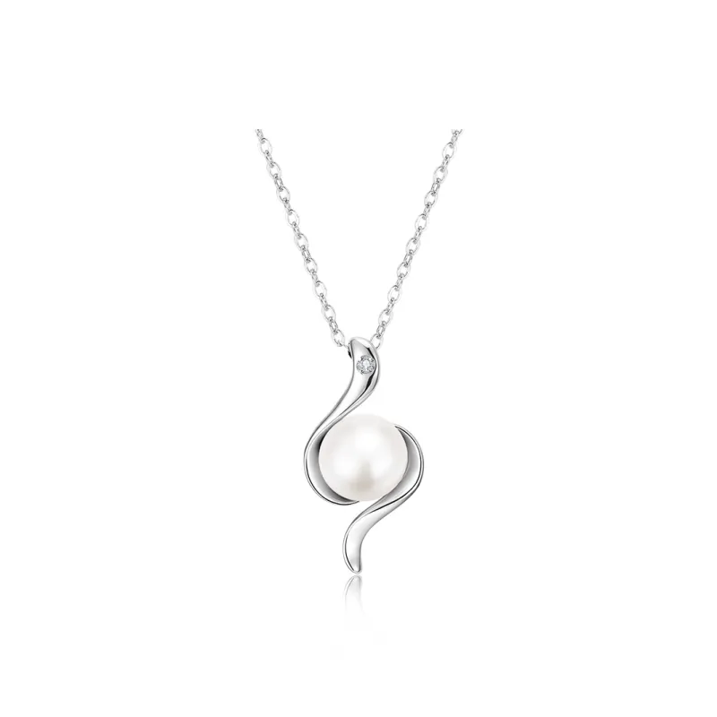 CHIEMOT S925 Silver Collarbone Chain Women's-3