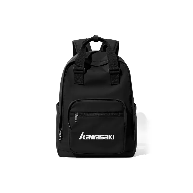 Kawasaki Fabric Backpack Unisex Red/Ecru/Black/Pink Purple-11