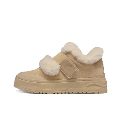 WOOS BOBO Height Increasing Warmth Low Top Casual Shoes Women's