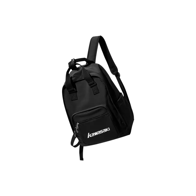 Kawasaki Fabric Backpack Unisex Red/Ecru/Black/Pink Purple-15