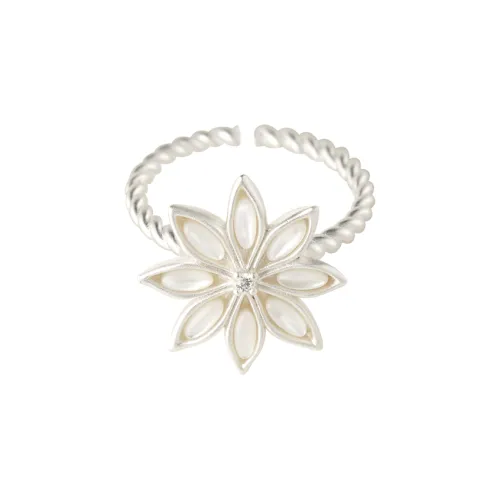 BAODEYI Silver Plated Copper Rings Unisex