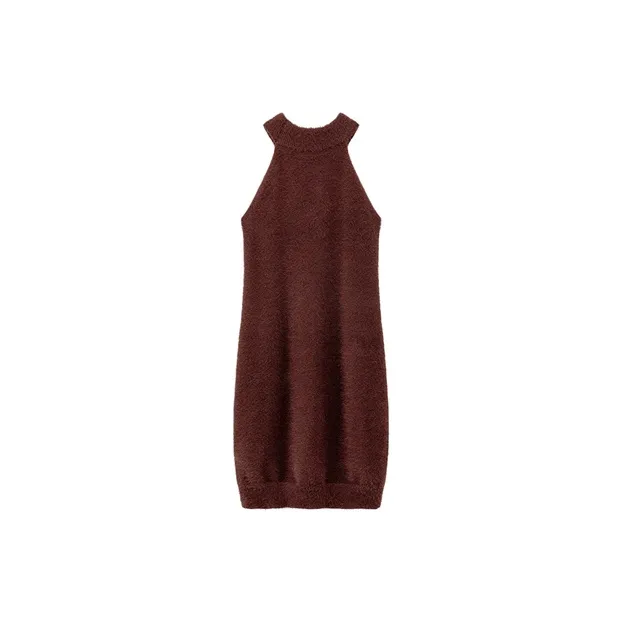 CHUU Sleeveless Dress Women's Red Brown-1