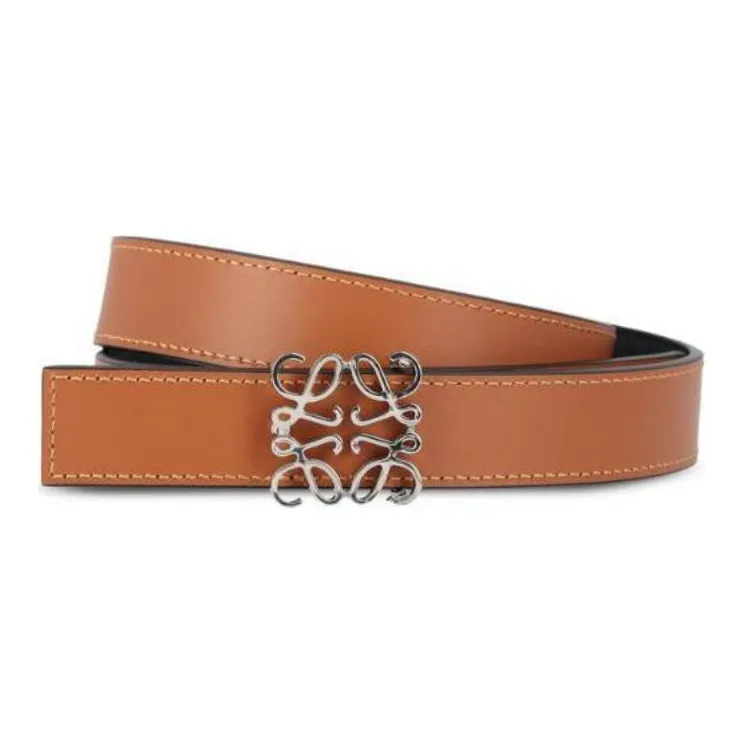 LOEWE Logo Buckled Reversible Belt-0