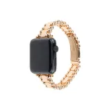 Double Row Bead Strap, Rose Gold