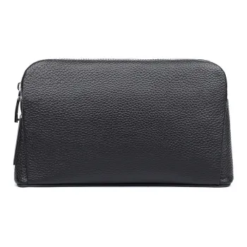 LARTIGENT Multifunction Business Cow Leather Clutch Regular Men's Black
