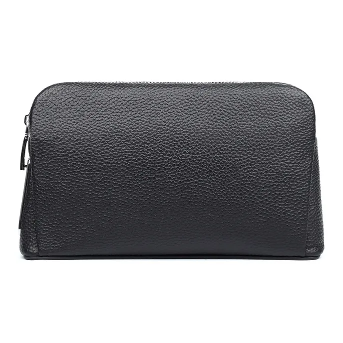 LARTIGENT Multifunction Business Cow Leather Clutch Regular Men's Black-0