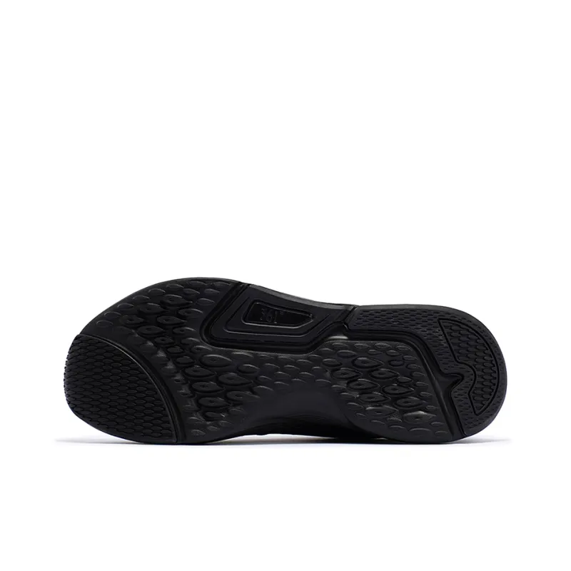 361° Volcano Rainproof Series Warm Wear Resistant Slip Resistant Low Top Casual Running Shoes Men's Obsidian Black-4