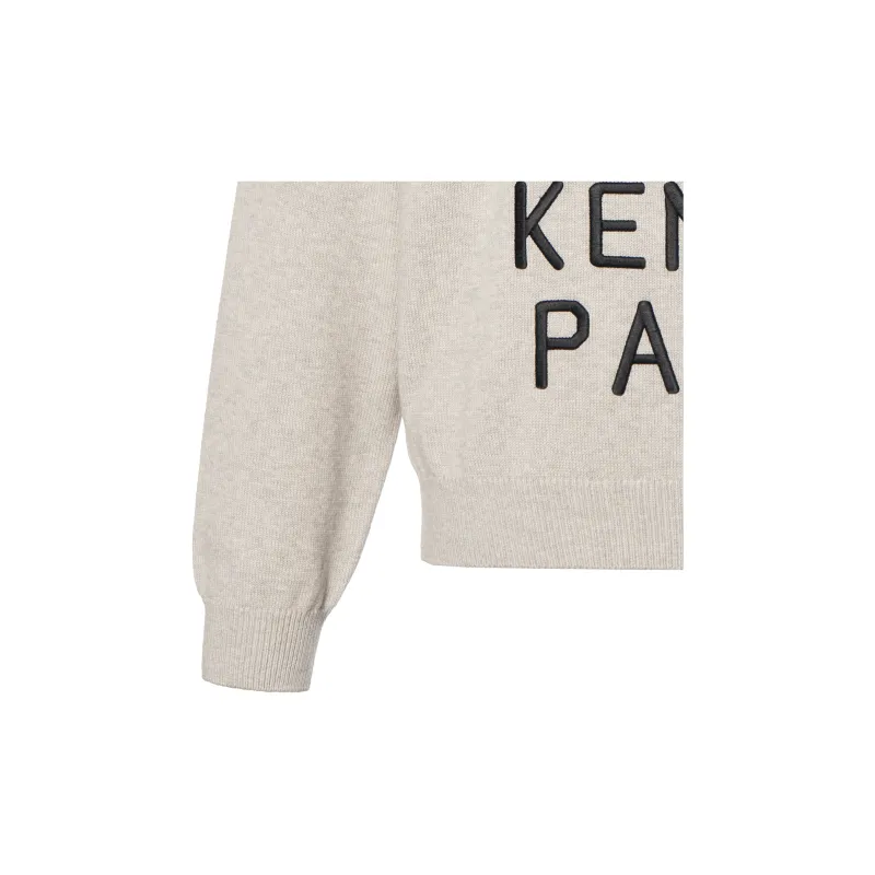 KENZO Logo Embroidered Crewneck Sweater-9