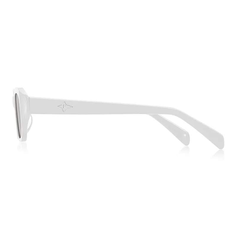 Prsr Plate Frame Irregular Shape Glasses Unisex-1