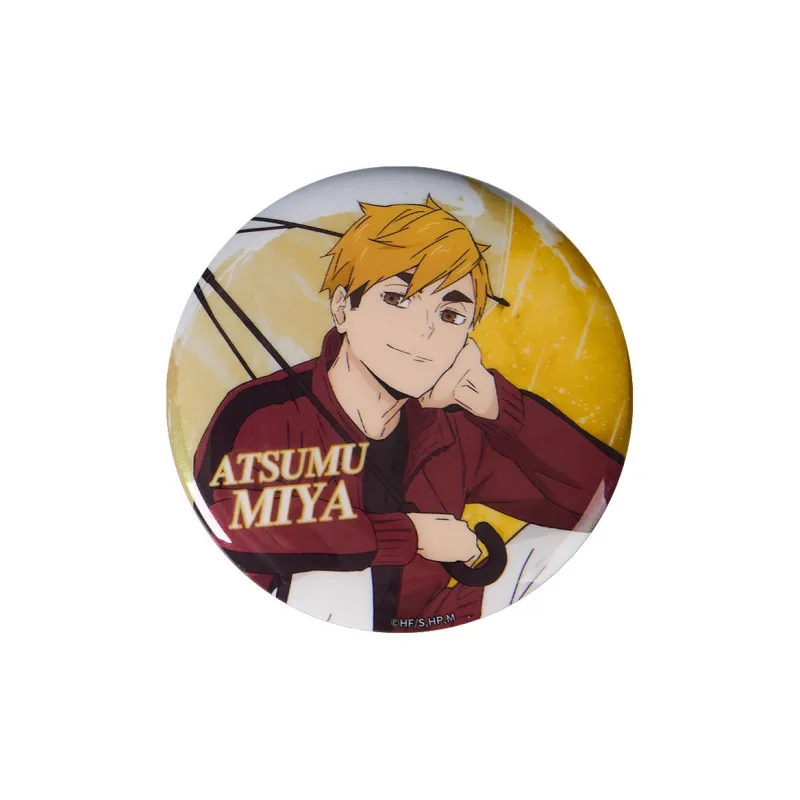 BOOM COMIC Haikyuu!! Characters Transparent Umbrella Collection Badge Shoyo Hinata Tobio Kageyama Badges-4