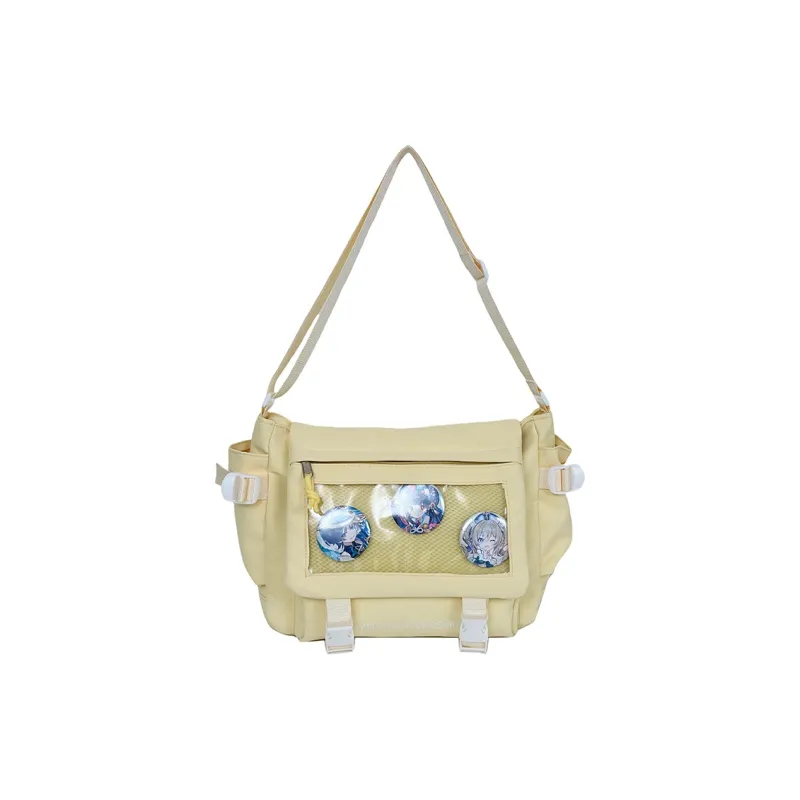 YUANTUZHE Nylon Crossbody Bag Women's White Yellow/Blue/Khaki/Red Black/Purple-12