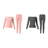 Women's 2 Set (Pink+Black)