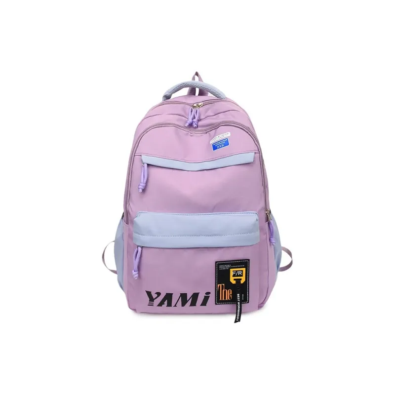 LUVISTRUE Oxford Backpack Regular Unisex Black/Purple Khaki/Green Blue Pink-5