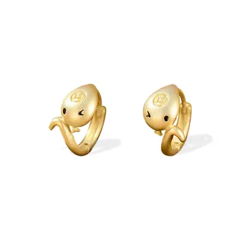 KUMET S925 Silver Stud Earrings Women's Couple Birthday Anniversary