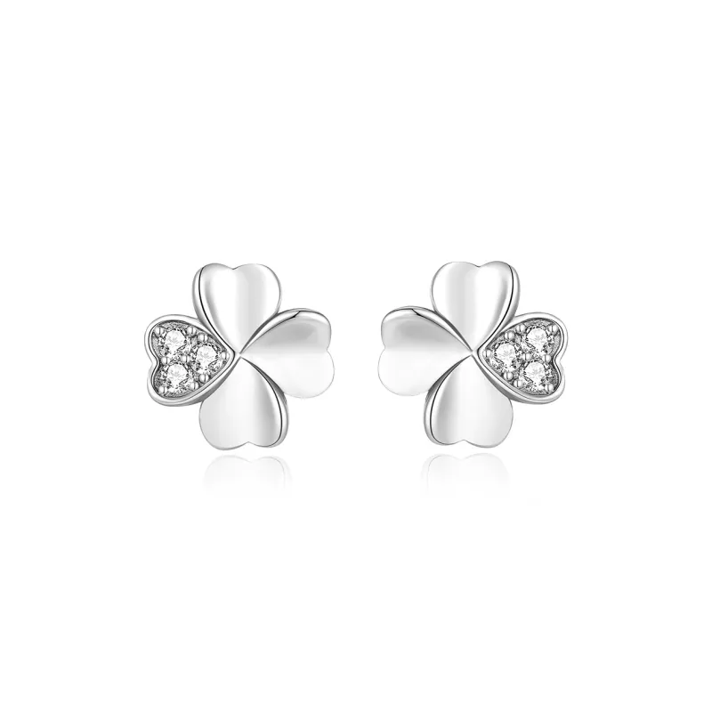 OFLY S925 Silver Stud Stud Earrings Women's-5