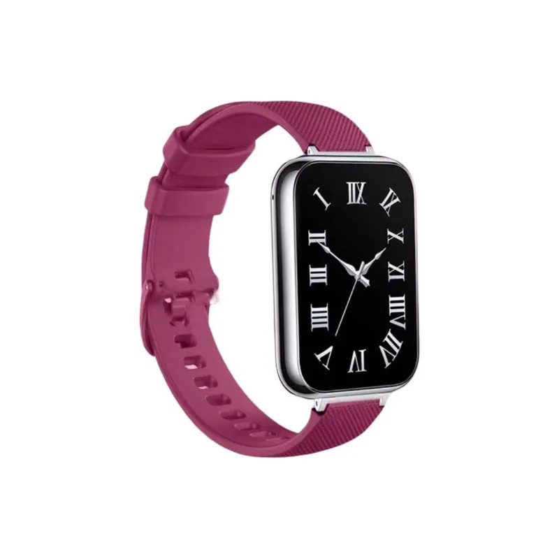 Mr. Strap Watch Band Xiaomi Red Beige Compatibility Silicone Material-1