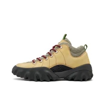 Brian Dead Oakley Factory Team Anti Slip Wear Resistant Mid Top Outdoor Shoes Unisex Yellow Black