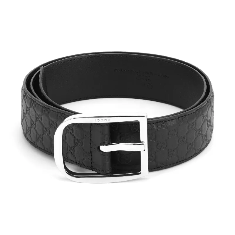 GUCCI GUCCIssima Leather Belt-1