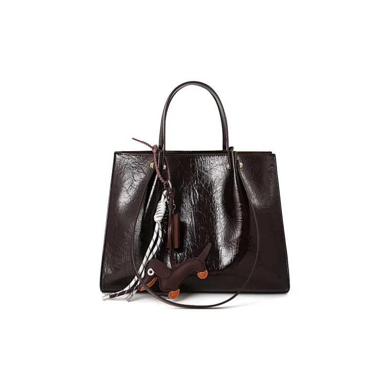 Vigno Synthetic Leather One Shoulder Handbags Regular Women's Black/Brown/Coffee/Burgundy-14