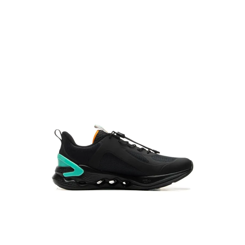 LINING YOUNG Kids' Running Shoes Black/Neon Jade Green Kids'-1