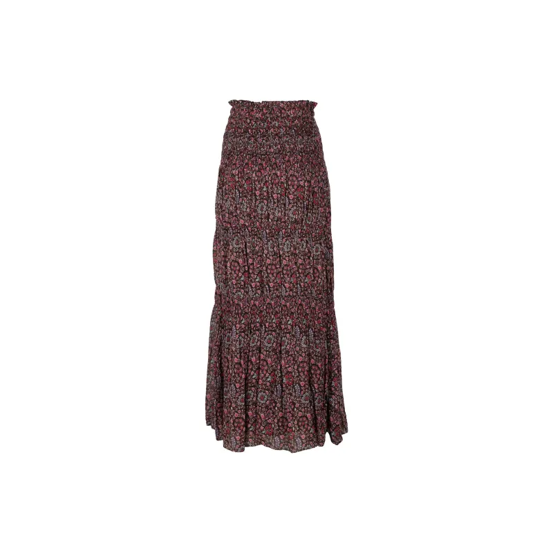 ISABEL MARANT ETOILE Nunca Floral print Midi Skirt-1