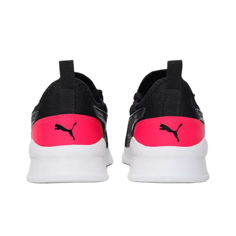 PUMA Crafty Anti-Slip Wear-Resistant Low-Top Casual Shoes Women's Black Pink White-3