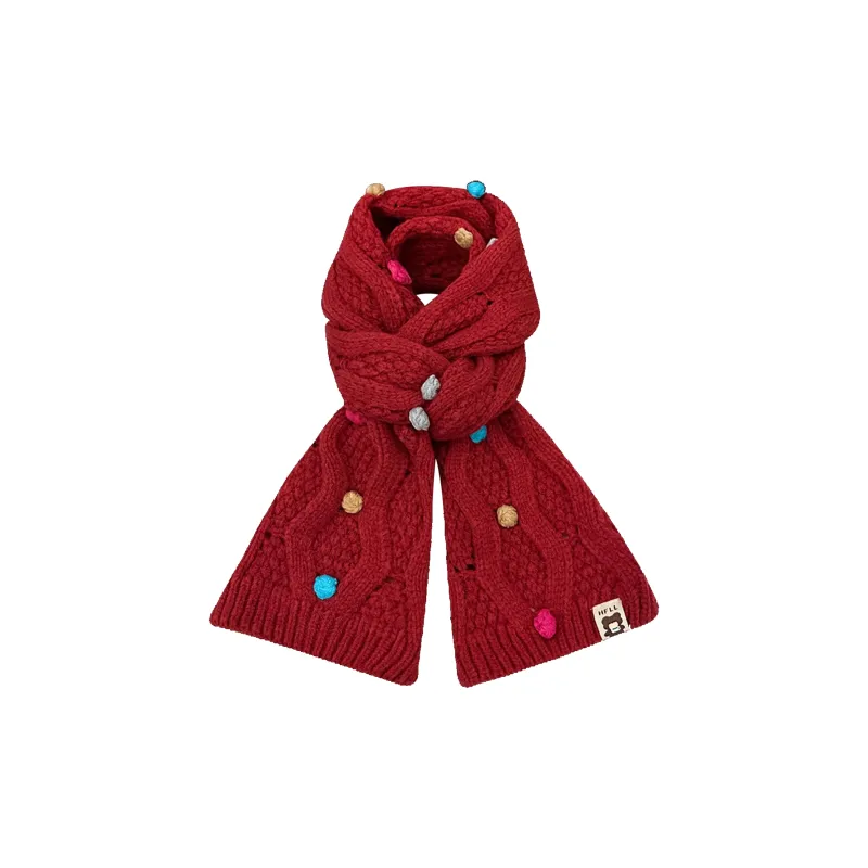 PLAN IN Knit Scarves Women's-10
