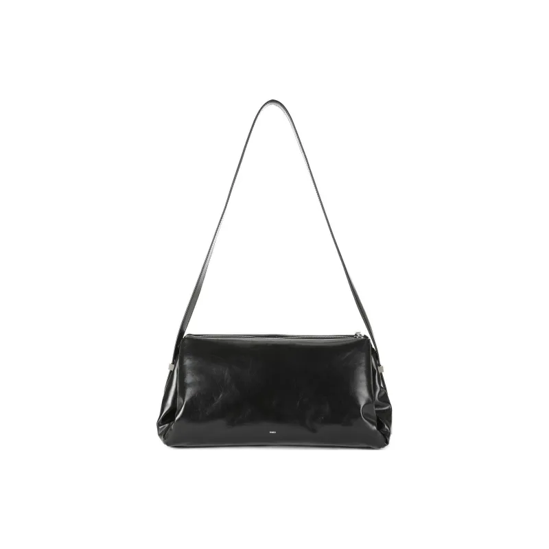 OSOI Cow Leather Handbag, Shoulder Bag Women's Black-0