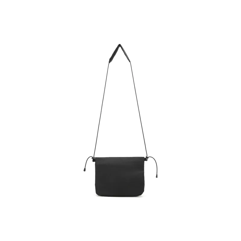Jack Wolfskin Polyester Crossbody Bag, Shoulder Bag Regular Unisex Pure Black/Downpour Gray-2