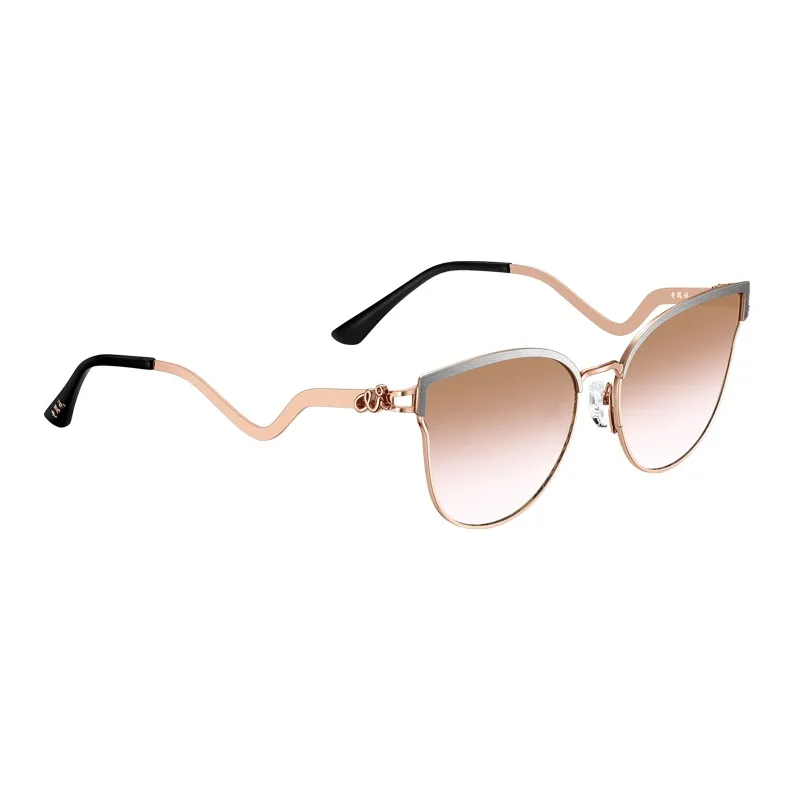 Lao Feng Xiang Alloy Oval Sunglasses Women's-2