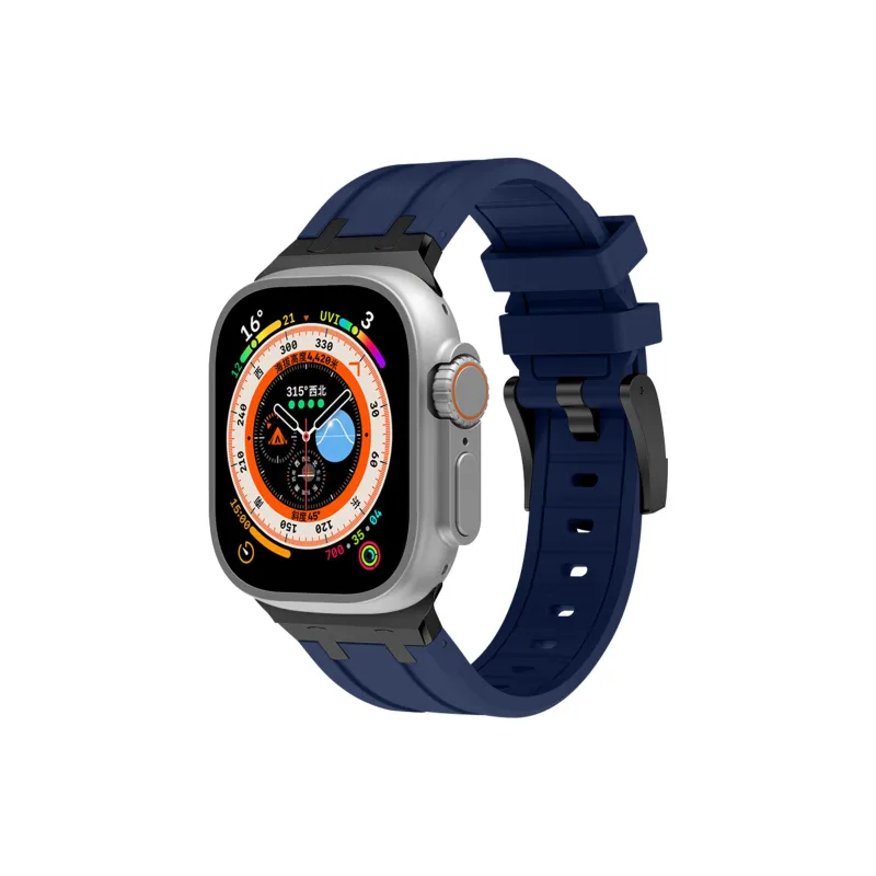 ZHENGGUANG Watch Band Apple Compatibility Silicone Material-12