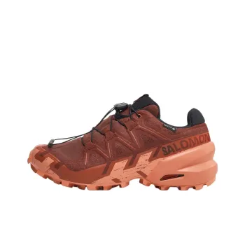 SALOMON Speedcross 6 Anti Slip Wear Resistant Low Top Casual Running Shoes Women's Tan