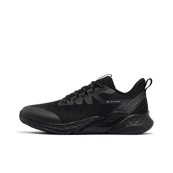 361° Volcano Rainproof Series Warm Wear Resistant Slip Resistant Low Top Casual Running Shoes Men's Obsidian Black