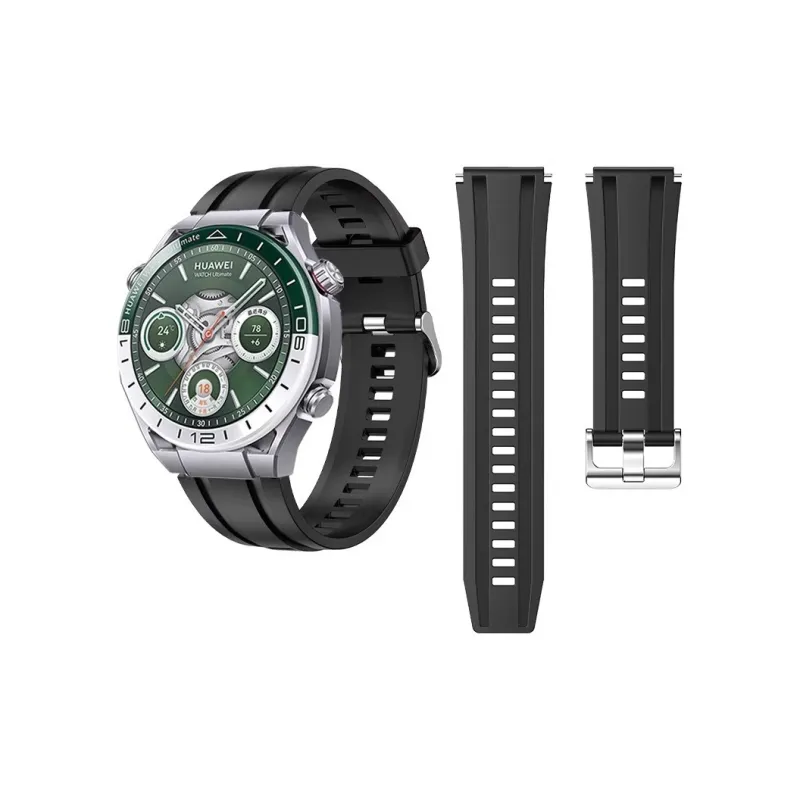 FZRT Huawei Compatibility Watch Band 22mm Liquid Silicone Strap Silicone Material-2