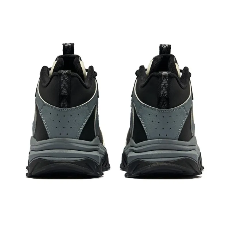 Erke Blaze 2 High-Top Hiking Shoes Men's Positive Black Floating Lime-3