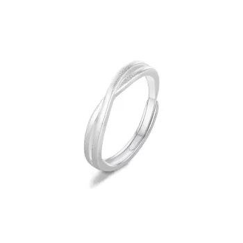 FORCHI Sterling Silver Rings Unisex Anniversary Birthday Gift