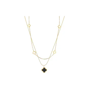 Datang Guoding Alloy Necklaces Women's Yellow/Black