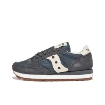 Saucony Jazz Original Anti Slip Wear Resistant Low Top Running Shoes Unisex Gray